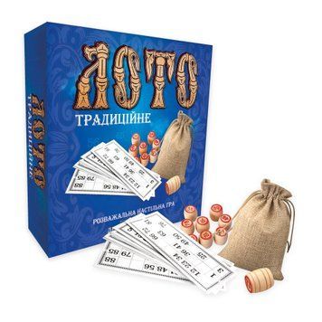Лото з дерев'яними бочонками Strateg Традиційне 30315 30315 фото