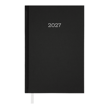 Щоденник датований Buromax Simple 2027р A5 з бумвінілу 320 сторінок чорний BM.21166-01 BM.21166-01 фото
