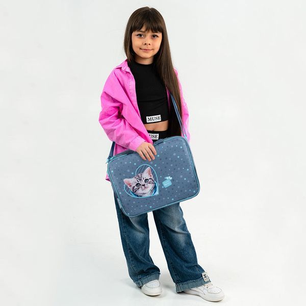 Шкільна текстильна сумка Kite Studio Pets SP25-589-2 SP25-589-2 фото