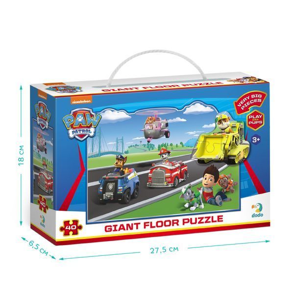 Великий пазл DoDo на підлогу 40 елементів - Paw Patrol 200467 200467 фото