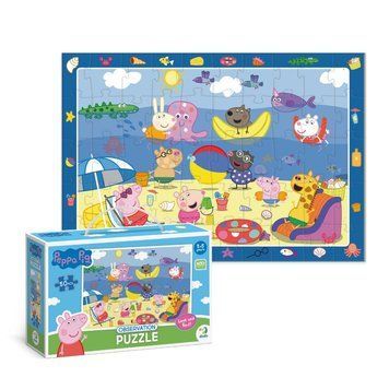 Пазл DoDo обсерваційний 50 елементів - Peppa Pig. Літні канікули 200473 200473 фото