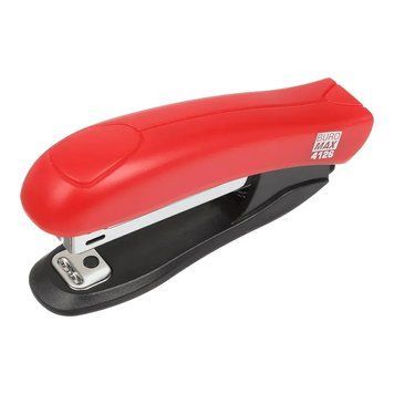 Степлер пластиковий Buromax №10 до 12 аркушів червоний BM.4126-05 BM.4126-05 фото