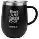Термокружка Kite K22-378-01-2, 360 мл чорна Black is my happy color K22-378-01-2 фото 1