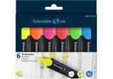 Набір текстових маркерів Schneider JOB 150, 6 кольори в блістері S115096 S115096 фото