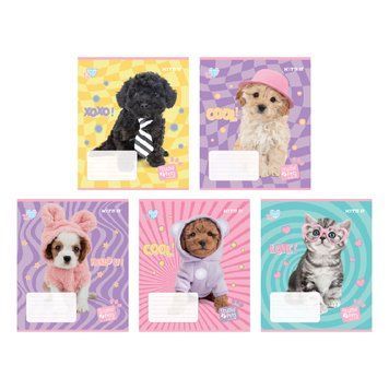 Зошит шкільний Kite Studio Pets 12 аркушів, клітинка SP24-232 SP24-232 фото