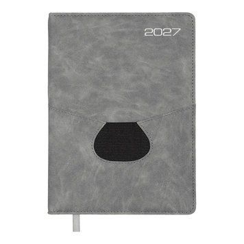 Щоденник датований 2027 Buromax Onyx А5 зі штучної шкіри та поролону 336 сторінок сірий BM.211003-09 BM.211003-09 фото
