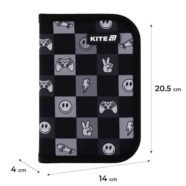 Пенал без наповнення Kite Game On K25-621-4, 1 відділення, 1 відворот K25-621-4 фото