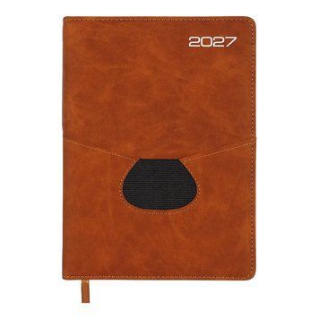 Щоденник датований 2027 Buromax Onyx А5 зі штучної шкіри та поролону 336 сторінок мідний BM.211003-33 BM.211003-33 фото