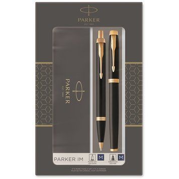 Набір ручок Parker IM Black GT FP+BP (перова + кулькова) 22 092b19 22092b19 фото