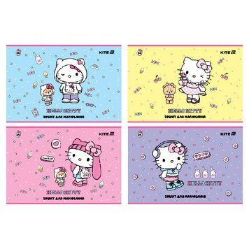 Зошит для малювання Kite Hello Kitty HK25-242-1, 24 аркуші HK25-242-1 фото