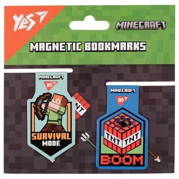 Закладки магнітні Yes Minecraft Steve 2 шт 708103 708103 фото