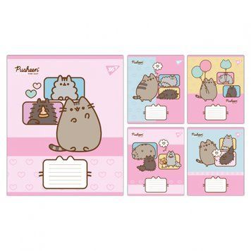Зошит учнівський шкільний Yes Pusheen Funny А5 12 аркушів лінія 767603 767603 фото