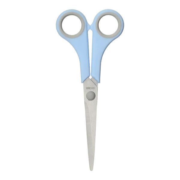 Ножиці офісні Buromax Pastel 170 мм з гумовими вставками блакитні BM.4504-14 BM.4504-14 фото