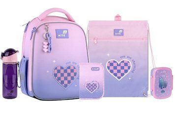 Шкільний набір Kite Charming (рюкзак, пенал, сумка, ланчбокс, пляшка) 115-130 см, SET_K26-555S-4 (5) SET_K26-555S-4 (5) фото
