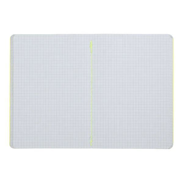 Записна книга Buromax Neon А5 80 аркушів в клітинку жовта BM.24822180-08 BM.24822180-08 фото