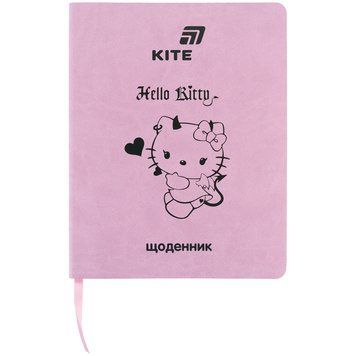 Щоденник шкільний Kite, м'яка обкладинка, PU Hello Kitty HK26-283-1 HK26-283-1 фото