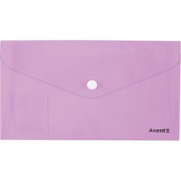 Папка-конверт на кнопці Axent Pastelini 1414-36-A, бузкова 1414-36-A фото