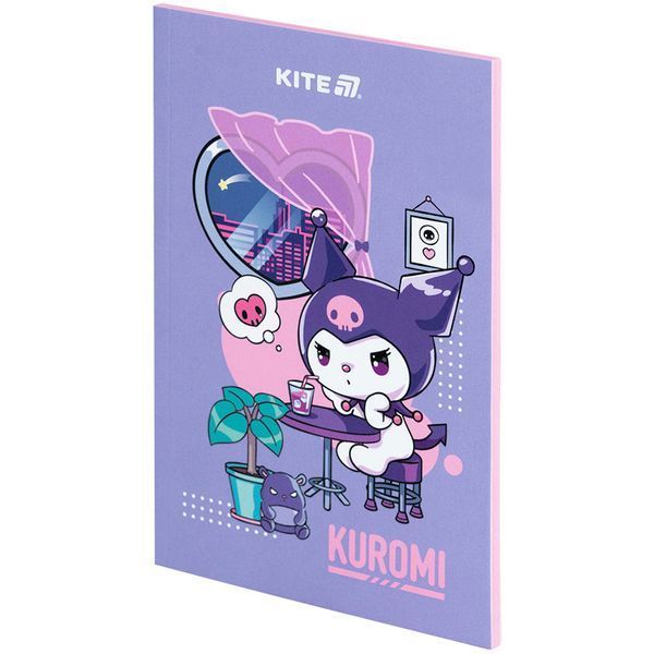Блокнот Kite Kuromi HK25-193, термобіндер, А5, 64 аркуші, нелінований HK25-193 фото