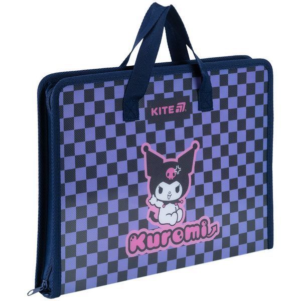 Папка-портфель на блискавці Kite Kuromi HK25-202-2, 1 відділення, A4 HK25-202-2 фото