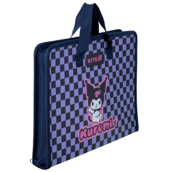 Папка-портфель на блискавці Kite Kuromi HK25-202-2, 1 відділення, A4 HK25-202-2 фото