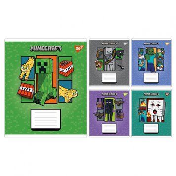 Зошит учнівський шкільний Yes Minecraft Arrows А5 24 аркушів клітинка 767575 767575 фото