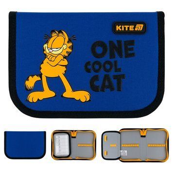 Пенал без наповнення Kite Garfield GF26-621, 1 відділення, 1 відворот GF26-621 фото