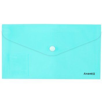 Папка-конверт на кнопці Axent Pastelini 1414-18-A, м'ятна 1414-18-A фото