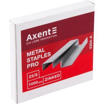 Скоби Axent Pro 4304-A, №23/8, 1000 штук 4304-A фото