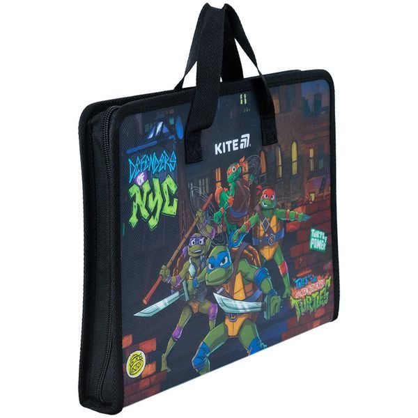 Папка-портфель на блискавці Kite Ninja Turtles NT25-202, 1 відділення, A4 NT25-202 фото