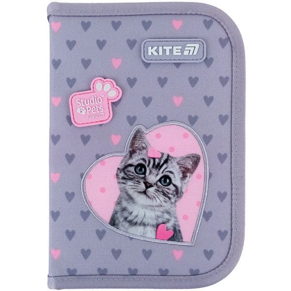 Пенал без наповнення Kite Studio Pets SP25-621, 1 відділення, 1 відворот SP25-621 фото