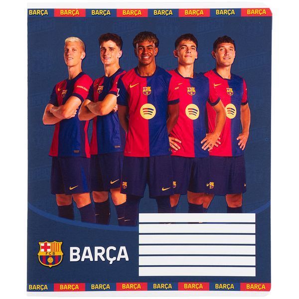 Зошит шкільний Kite FC Barcelona 12 аркушів, клітинка BC25-232 BC25-232 фото