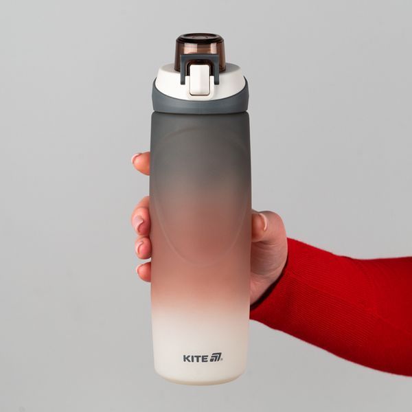 Пляшечка для води Kite 760 мл K26-1200-3 сіро-коричнева K26-1200-3 фото