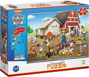 Вімельпазл DoDo 60 елементів - Paw Patrol. На фермі 200452 200452 фото