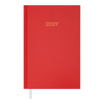 Щоденник датований Buromax Simple 2027р A5 з бумвінілу 320 сторінок червоний BM.21166-05 BM.21166-05 фото