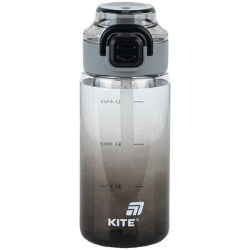 Пляшечка для води Kite K25-1212-1, 600 мл, чорна K25-1212-1 фото