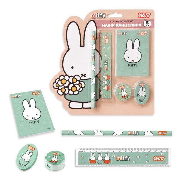 Набір канцелярії ТМ Yes Miffy 5 предметів 450273 450273 фото