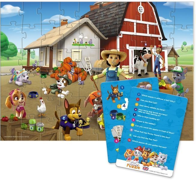 Вімельпазл DoDo 60 елементів - Paw Patrol. На фермі 200452 200452 фото