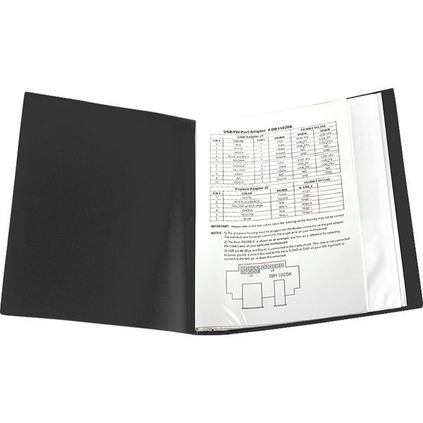 Дисплей-книга Axent 1040-01-A, А4, 40 файлiв, чорна 1040-01-A фото