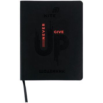 Щоденник шкільний Kite, м'яка обкладинка, PU Never give up K26-283-1 K26-283-1 фото