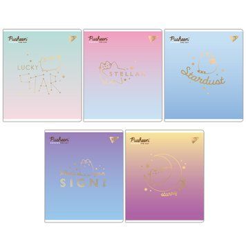 Зошит шкільний Yes Goldstar Pusheen А5 24 аркушів клітинка 767538 767538 фото