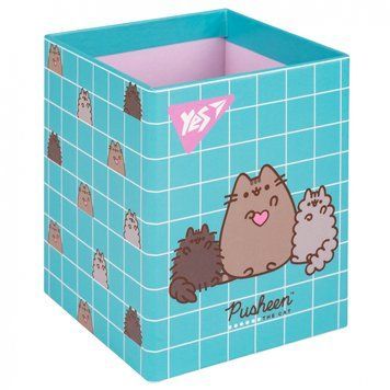 Стакан для письмового приладдя Yes Pusheen картон 708216 708216 фото