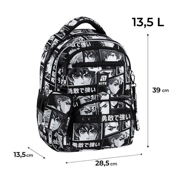 Рюкзак шкільний напівкаркасний Kite Education Anime Boy K25-773M-4 K25-773M-4 фото