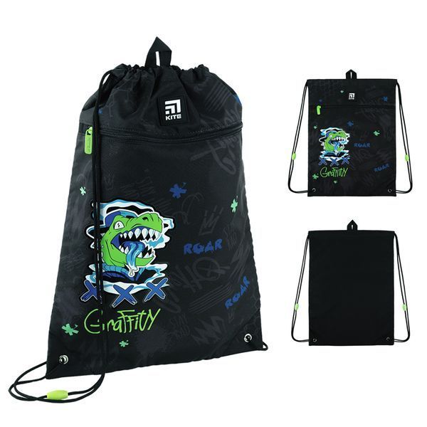 Сумка для взуття з кишенею Kite Education Roar K24-601M-4 K24-601M-4 фото