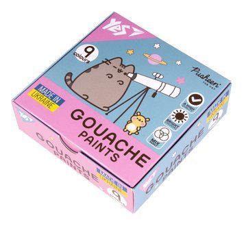 Фарби гуашеві Yes Pusheen 9 кольорів по 20 мл 230401 230401 фото