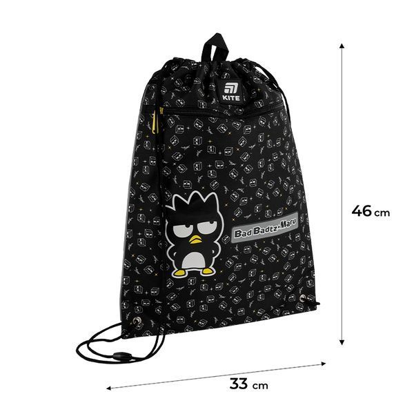 Сумка для взуття з кишенею Kite Education Bad Badtz Maru HK25-601M-3 HK25-601M-3 фото