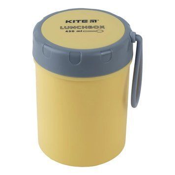 Ланчбокс круглий Kite K23-187-1, 450 мл, жовтий K23-187-1 фото