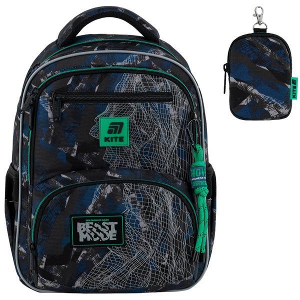 Рюкзак шкільний напівкаркасний Kite Education Beast Mode K25-773M-3 K25-773M-3 фото