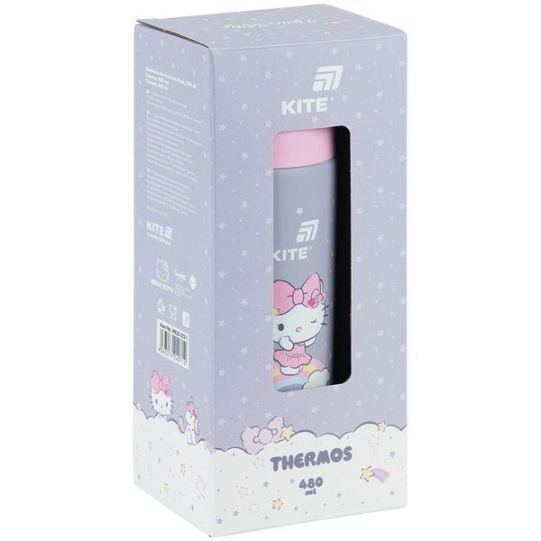 Термос Kite Hello Kitty HK25-312-1, 480 мл, сірий HK25-312-1 фото