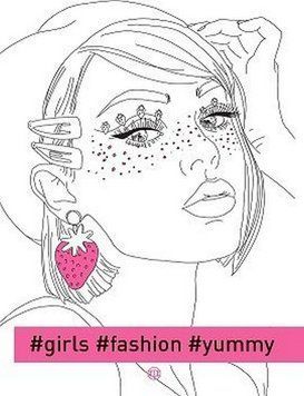 Розмальовка #girls#fashion#yummy 00-00007328 фото