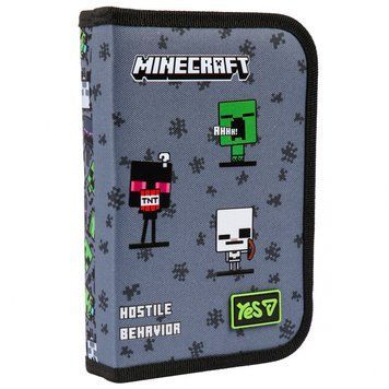 Пенал твердий одинарний з двома клапанами Yes HP-04 Minecraft Reality 533744 533744 фото